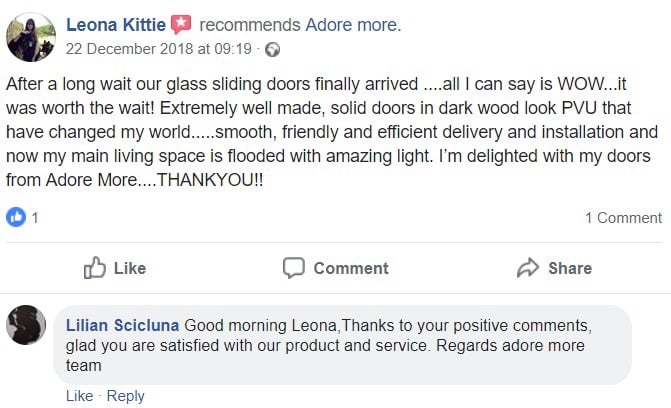 adore more malta testimonial